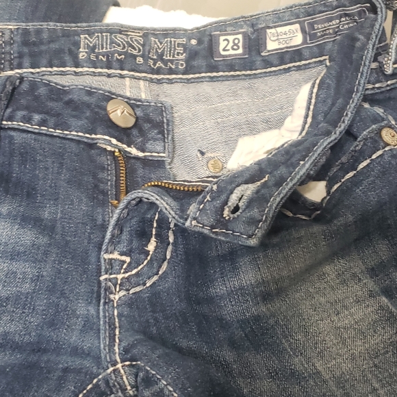 Miss Me Sz 28 JE1045BX Boot Cut Jeans for Buckle **Altered** - Picture 8 of 16